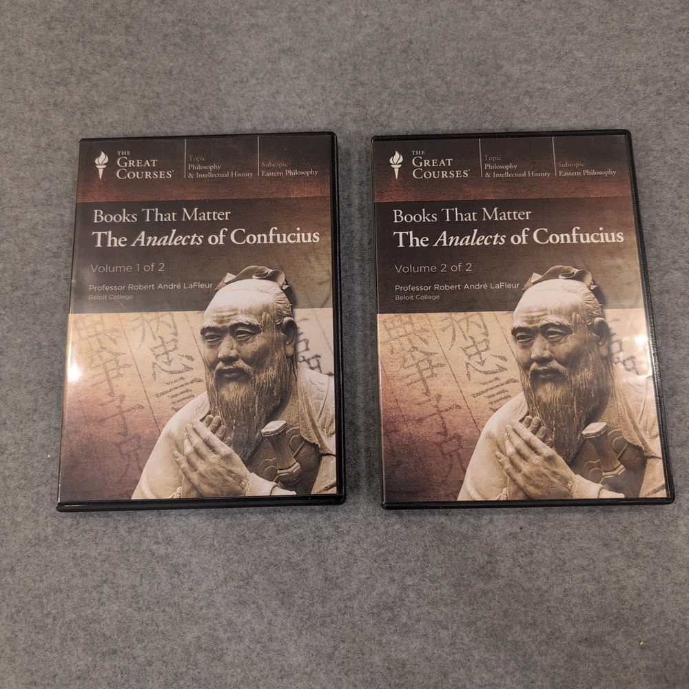 The Great Courses Books That Matter The Analects of Confucius DVD Set 24 Lecture - Picture 1 of 2